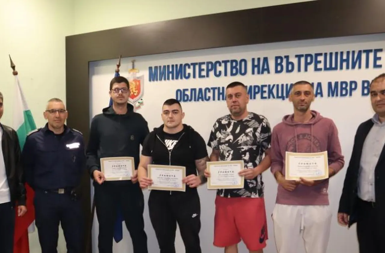 Младежи във Видин бяха наградени от полицията