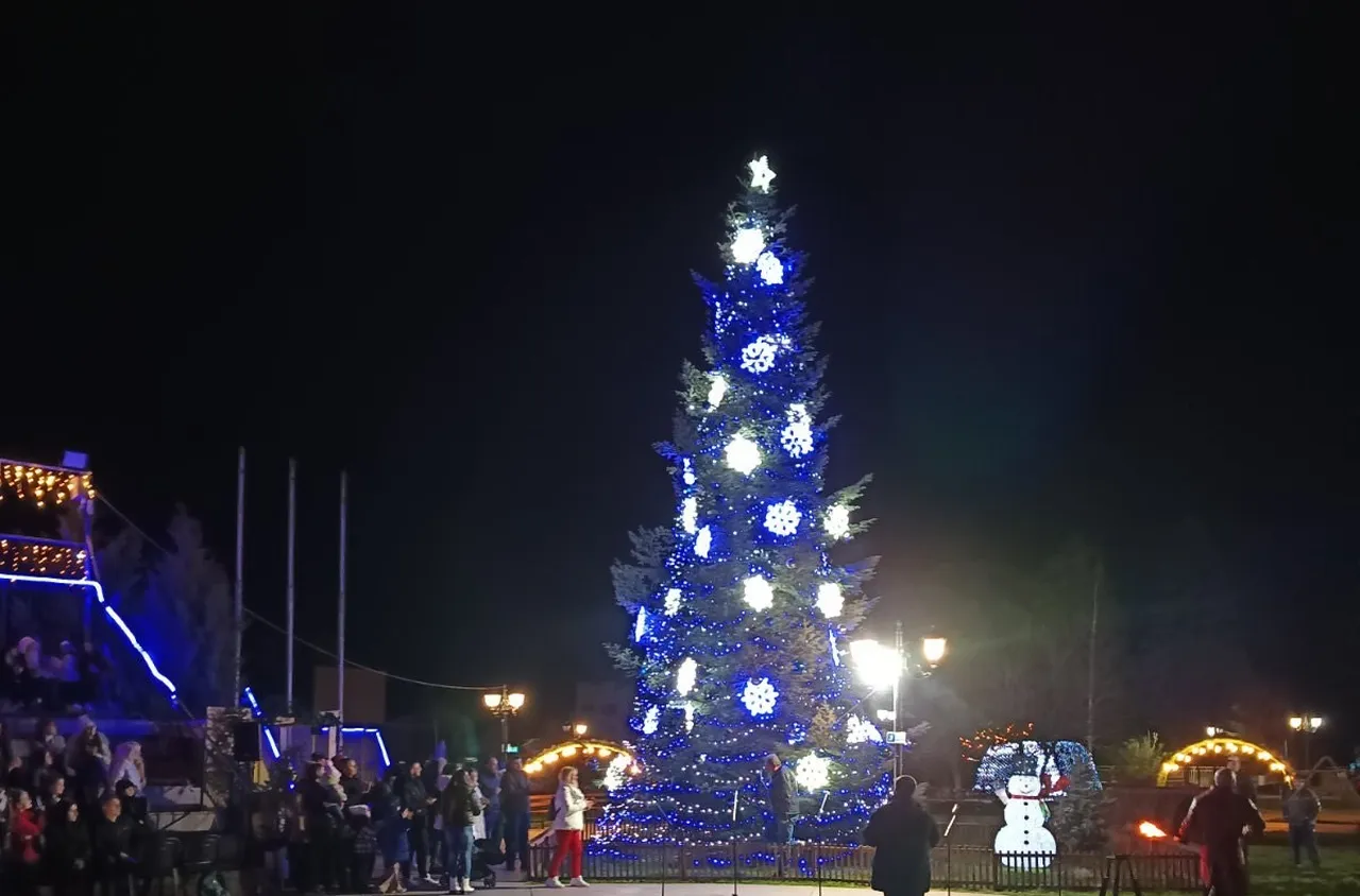Сапарева баня откри коледните празници с огнено шоу, песни и празнична заря