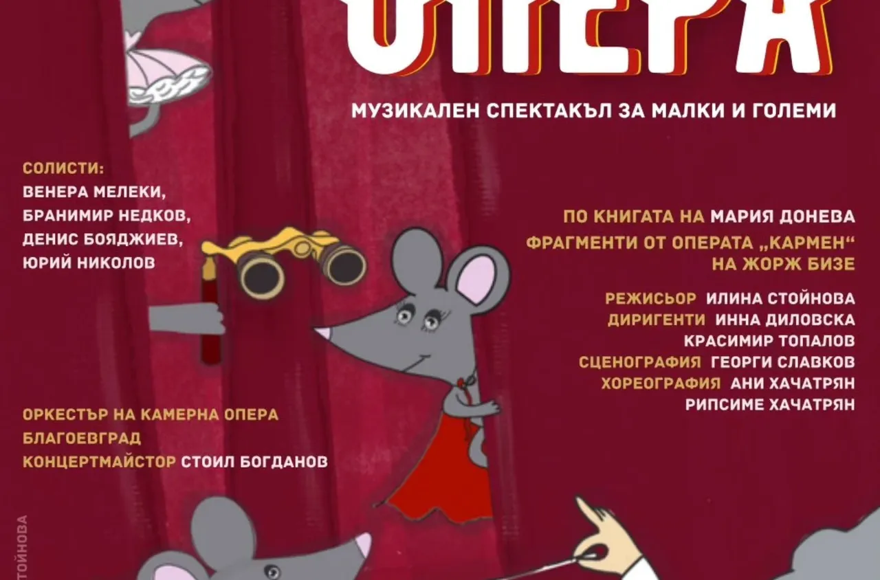 С "Мишките отиват на опера" откриват новия творчески сезон в Камерна опера - Благоевград