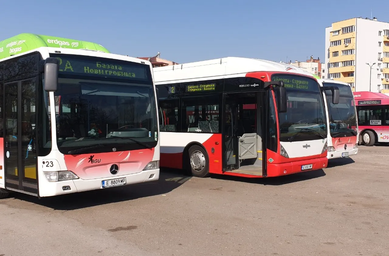 Градският транспорт в Благоевград спира след 19:00 ч. на 24 и 31 декември