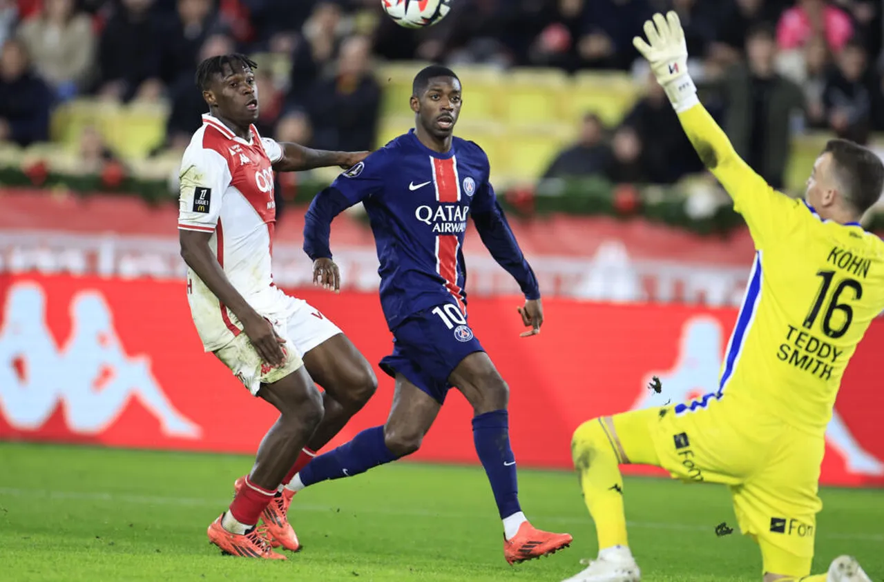 ПСЖ и Монако спретнаха голово шоу във Франция