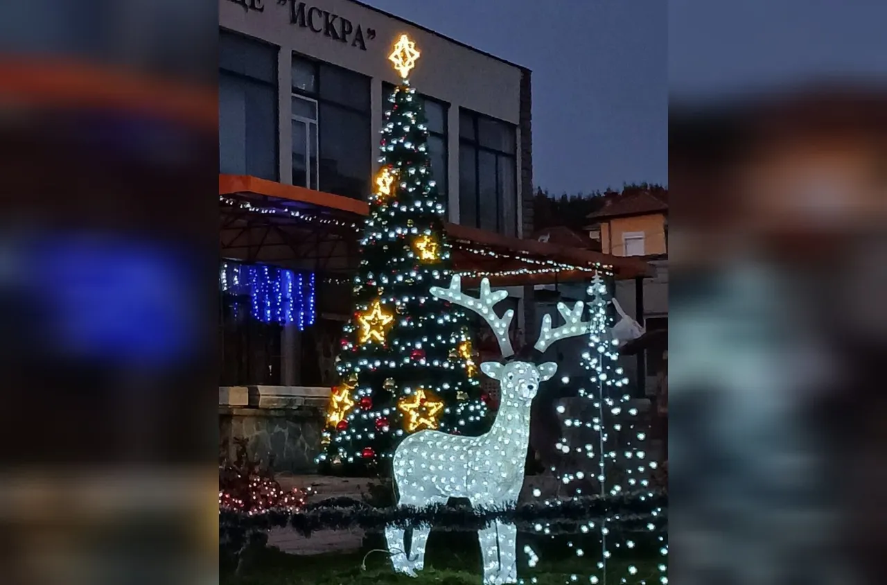 Запалиха светлините на коледната елха в Гърмен