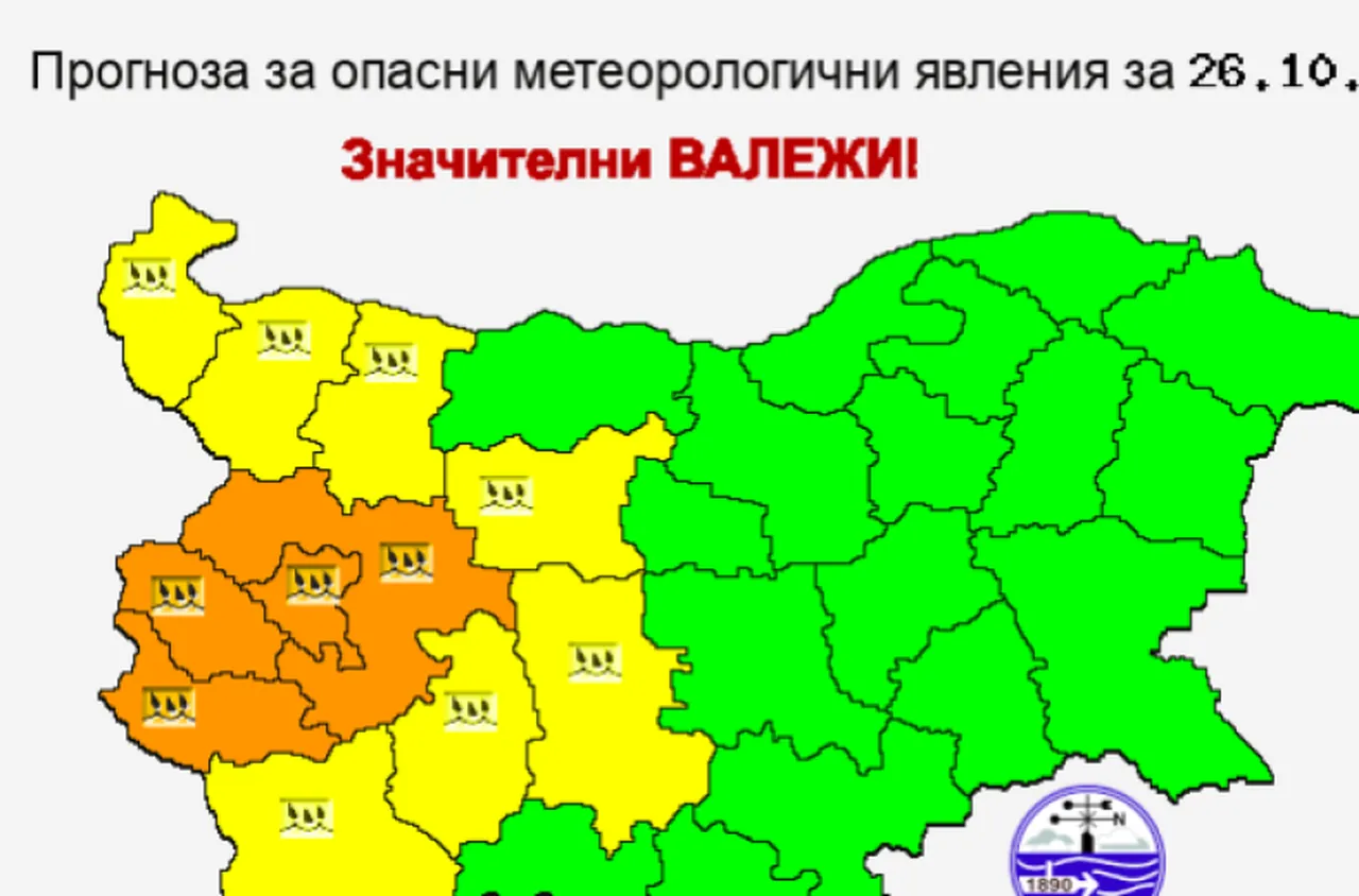 Неделя идва със значителни валежи