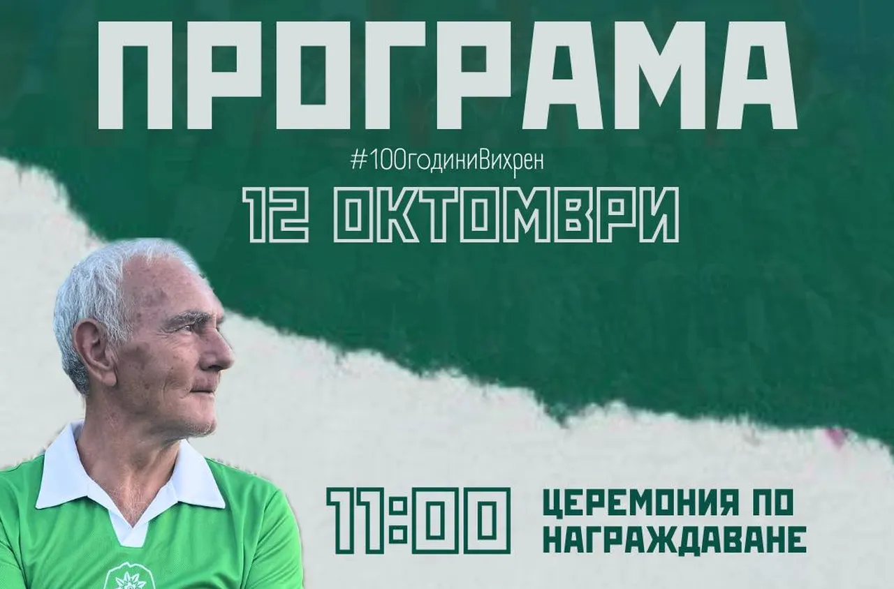 Футболен клуб "Вихрен" Сандански празнува 100-годишен юбилей