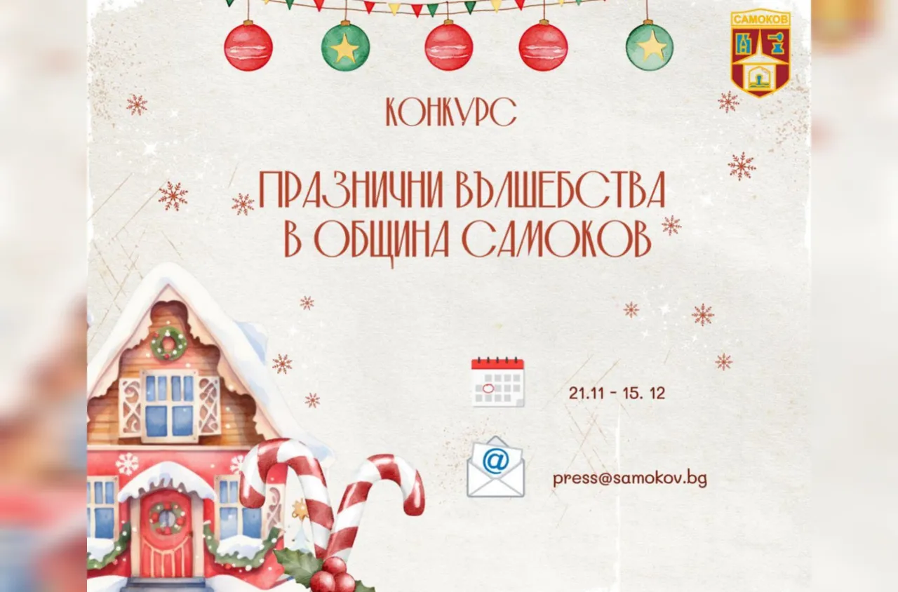 Самоков стартира конкурс за най-красива коледна украса