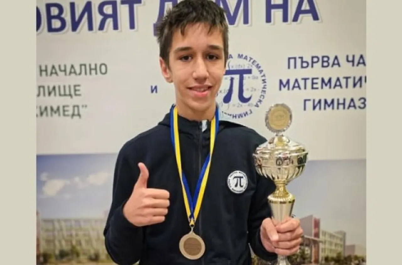 Деветокласникът Калоян Гешев - световен шампион по ментална аритметика