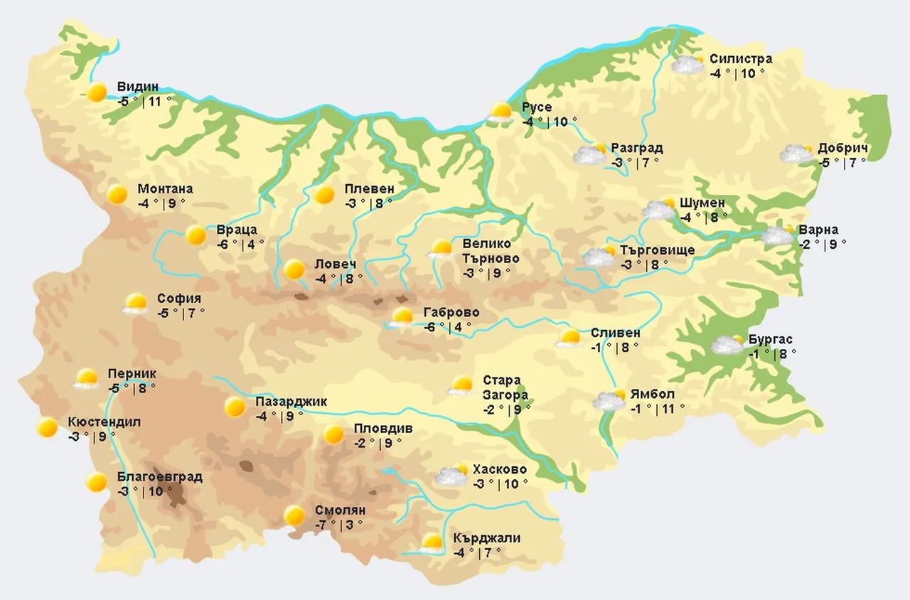Времето на 19 март
