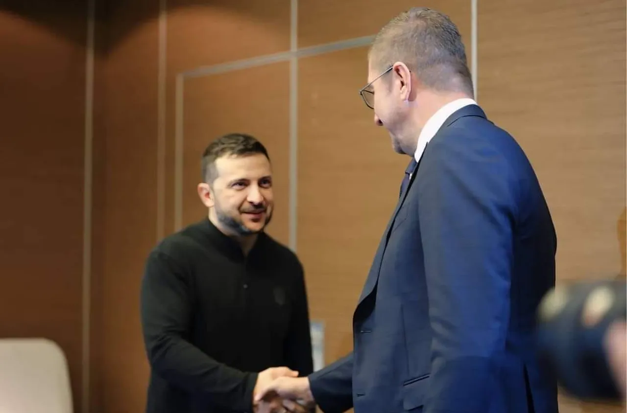 Християн Мицкоски се срещна с Володимир Зеленски
