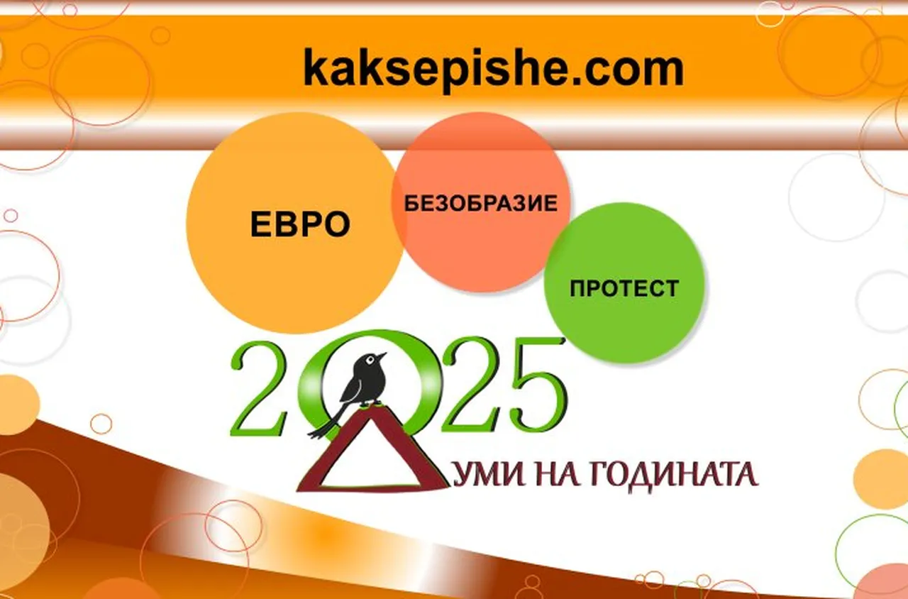 Кои са думите на 2025 година