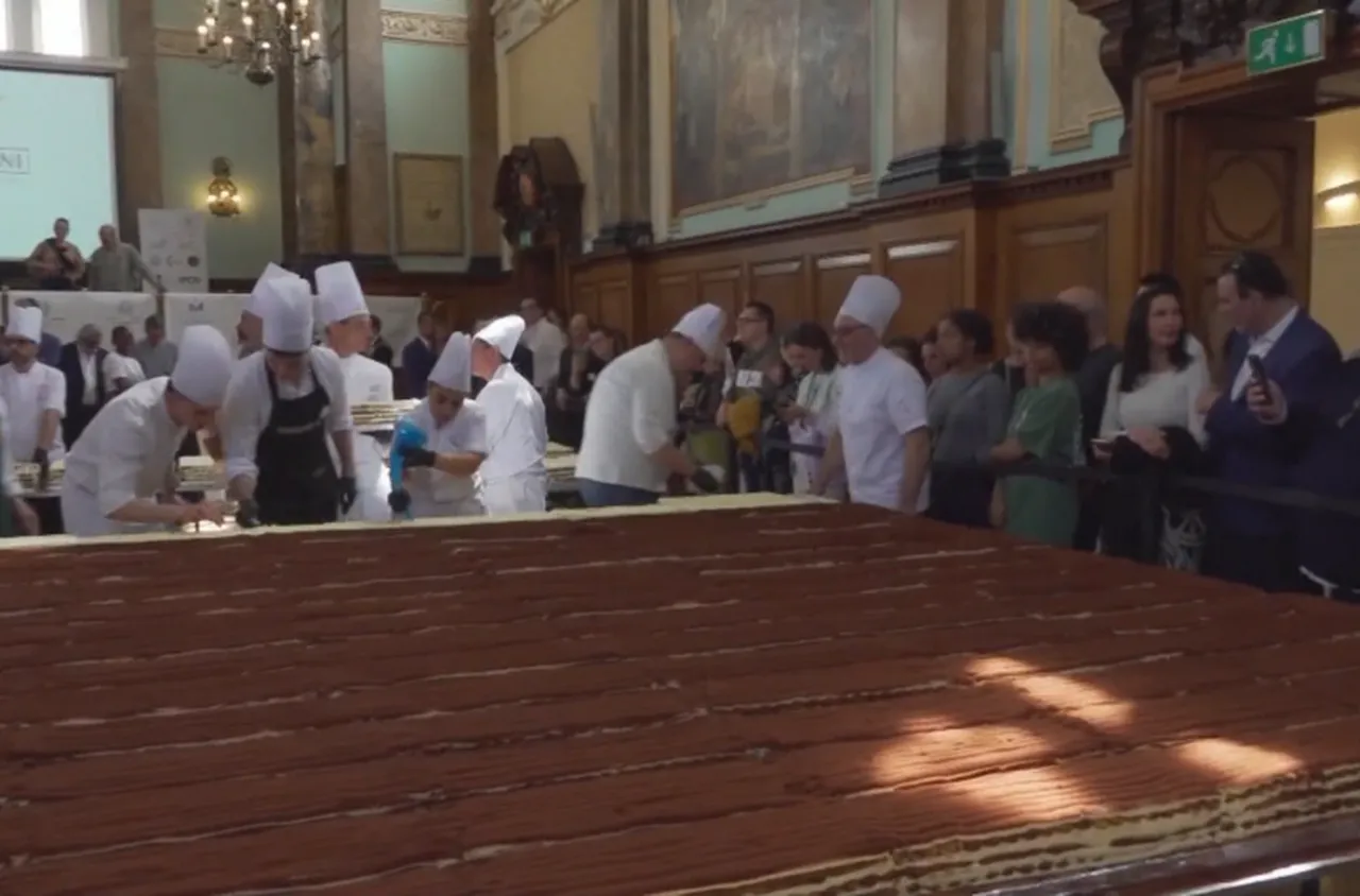 Създадоха най-голямото тирамису в света