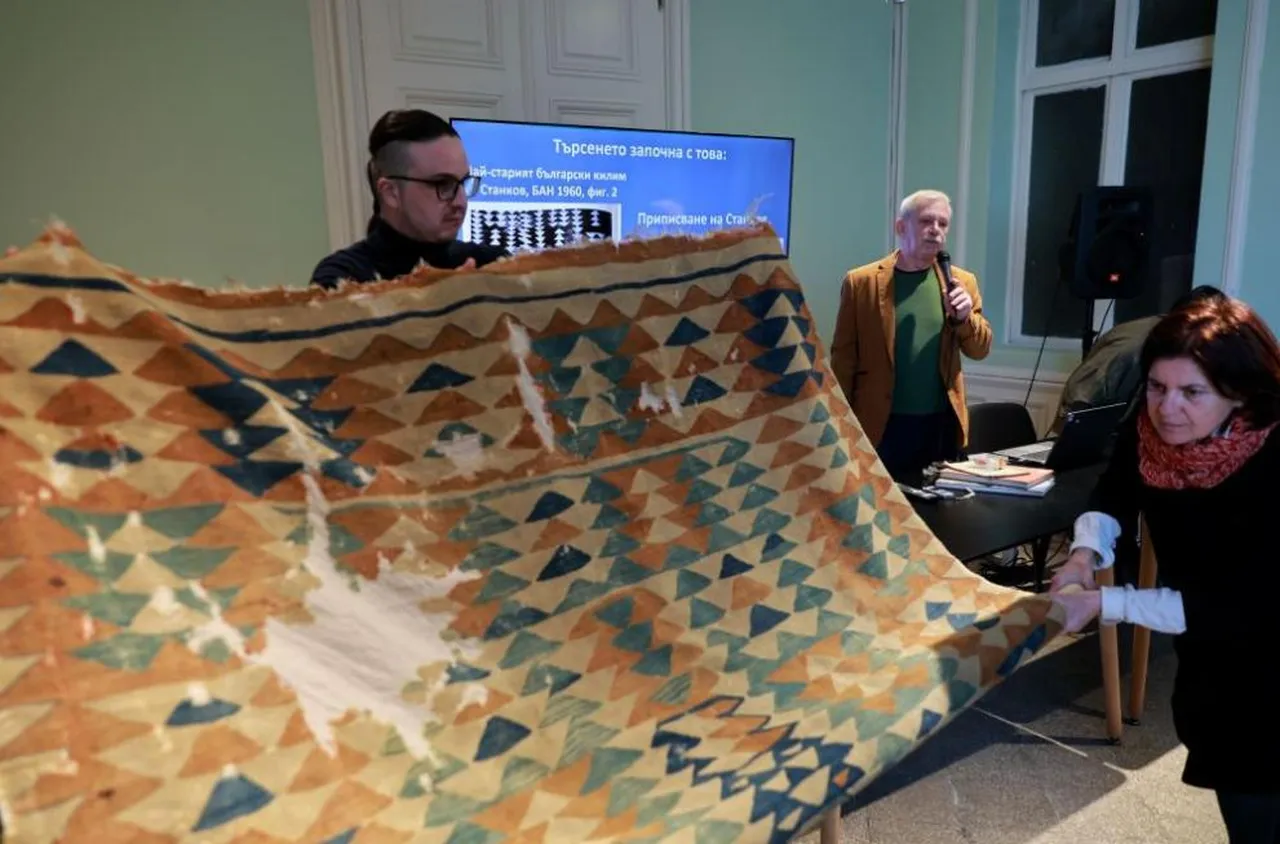 Откриха най-стария документиран български килим 