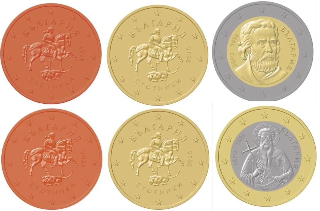 Ето как ще изглеждат българските евромонети (снимки)