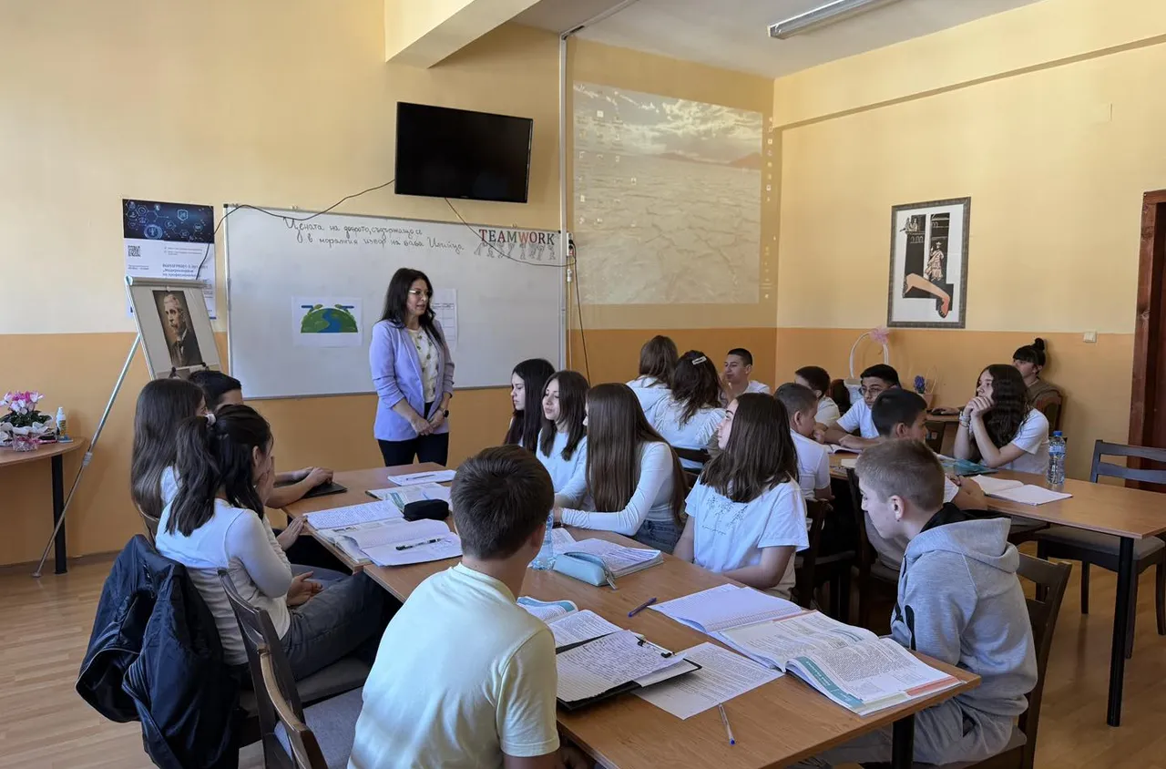 Урок по литература за силата на доброто в СУ "Александър Иванов – Чапай“